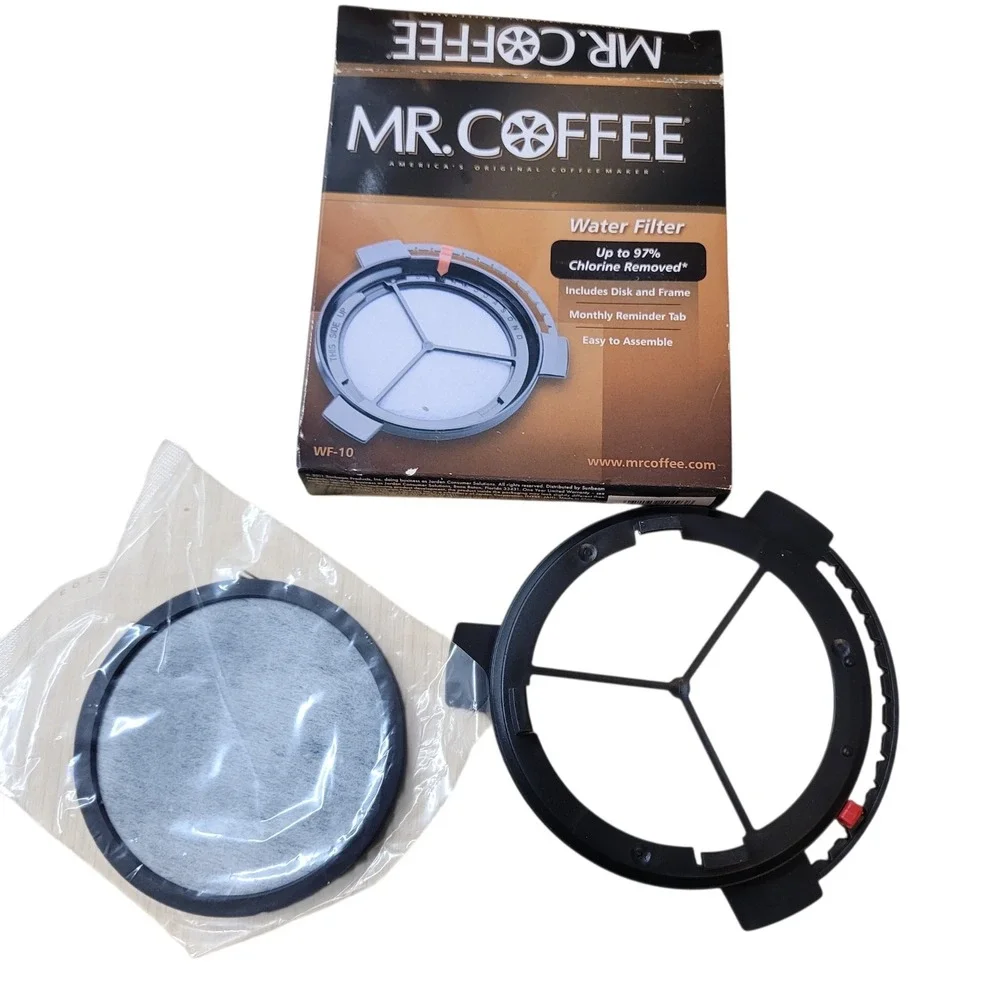 Mr. Coffee Water Filter Kit WF-10 Includes Disk and Frame Chlorine Removal